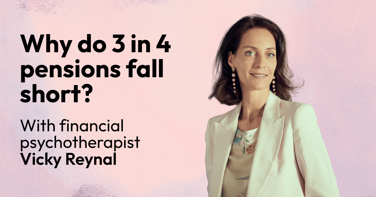 A financial psychotherapist explains why 3 in 4 pensions fall short
